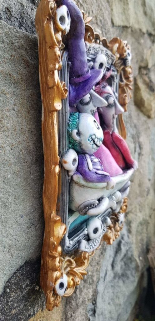 Tim Burton Lock Shock Barrel Quadro (Nightmare Before Christmas)