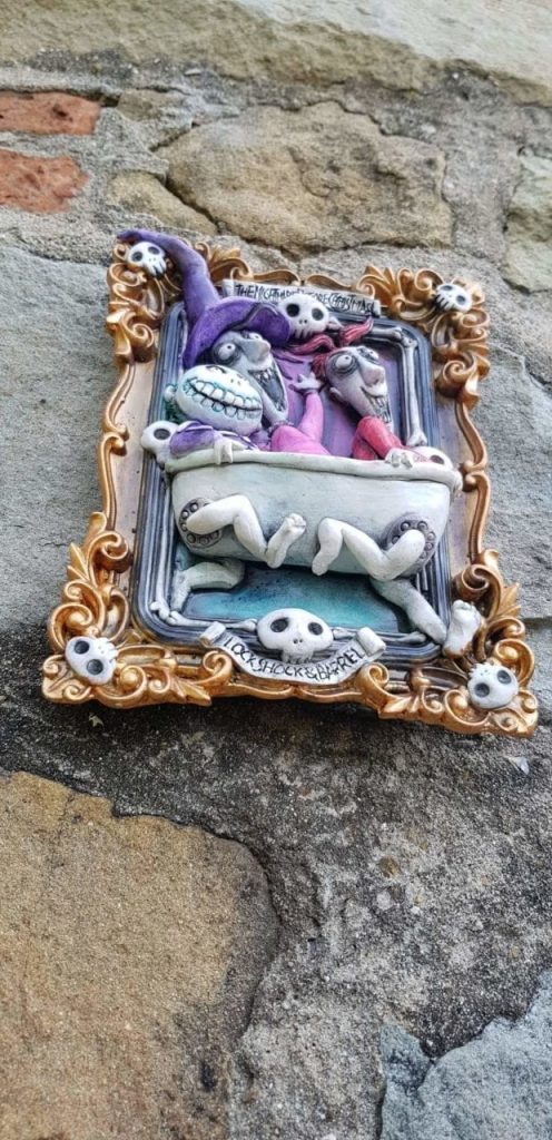 Tim Burton Lock Shock Barrel Quadro (Nightmare Before Christmas)