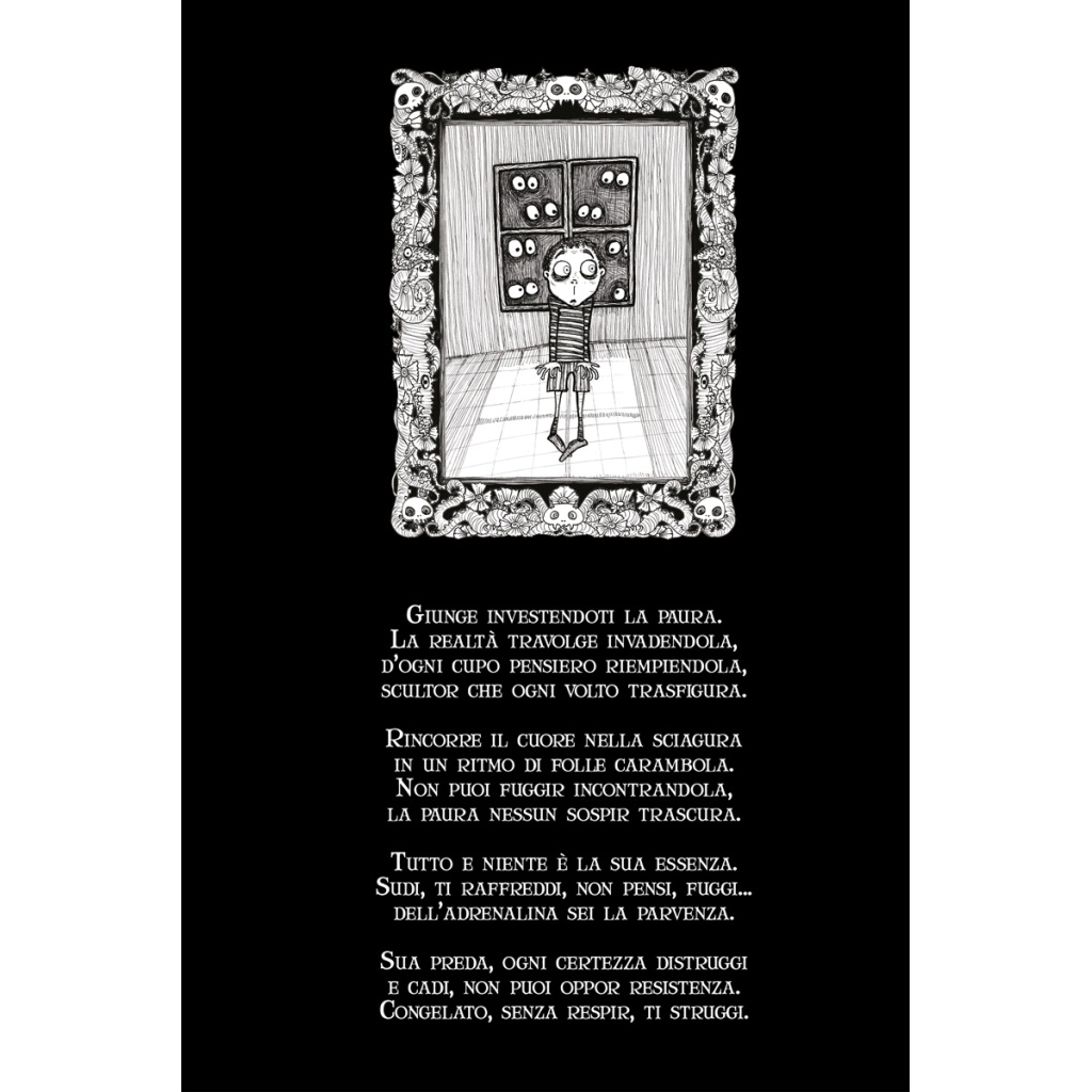 Sonetti di Paura — quarta di copertina