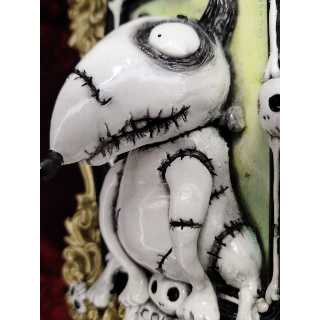 Sparky dal film Frankenweenie di Tim Burton Quadro tridimensionale