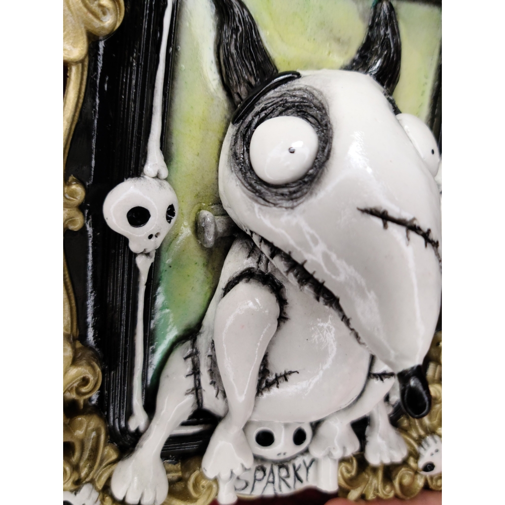 Sparky dal film Frankenweenie di Tim Burton Quadro tridimensionale