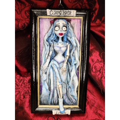 Emily la Sposa Cadavere Tim Burton Quadro tridimensionale
