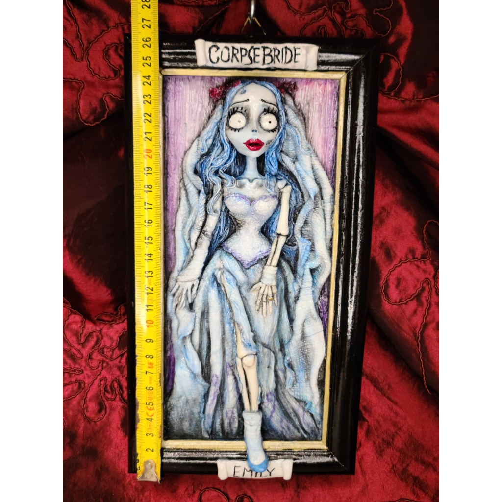 Emily la Sposa Cadavere Tim Burton Quadro tridimensionale