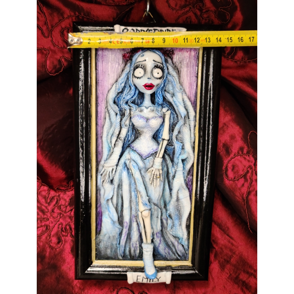 Emily la Sposa Cadavere Tim Burton Quadro tridimensionale
