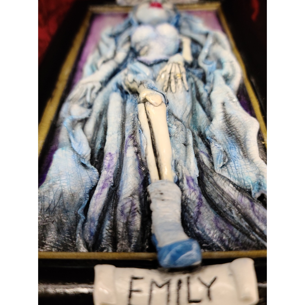 Emily la Sposa Cadavere Tim Burton Quadro tridimensionale