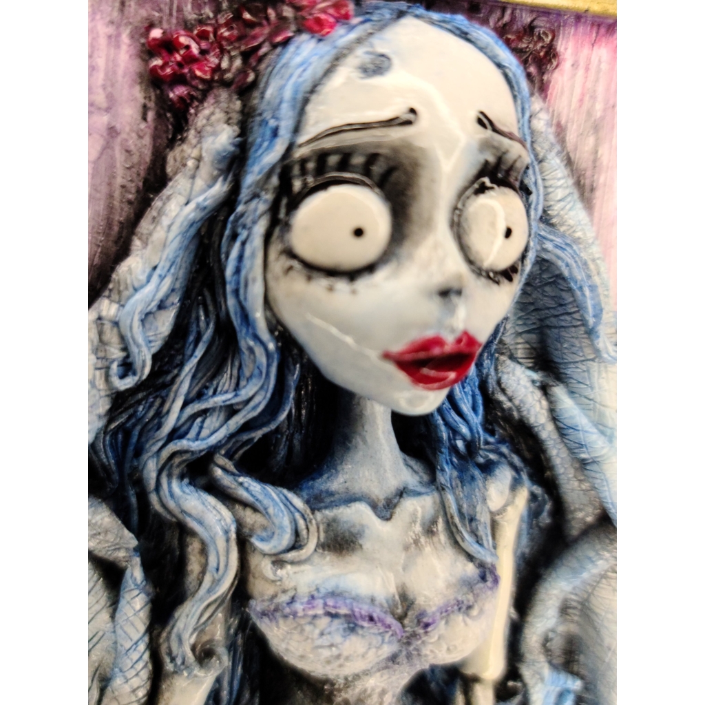 Emily la Sposa Cadavere Tim Burton Quadro tridimensionale
