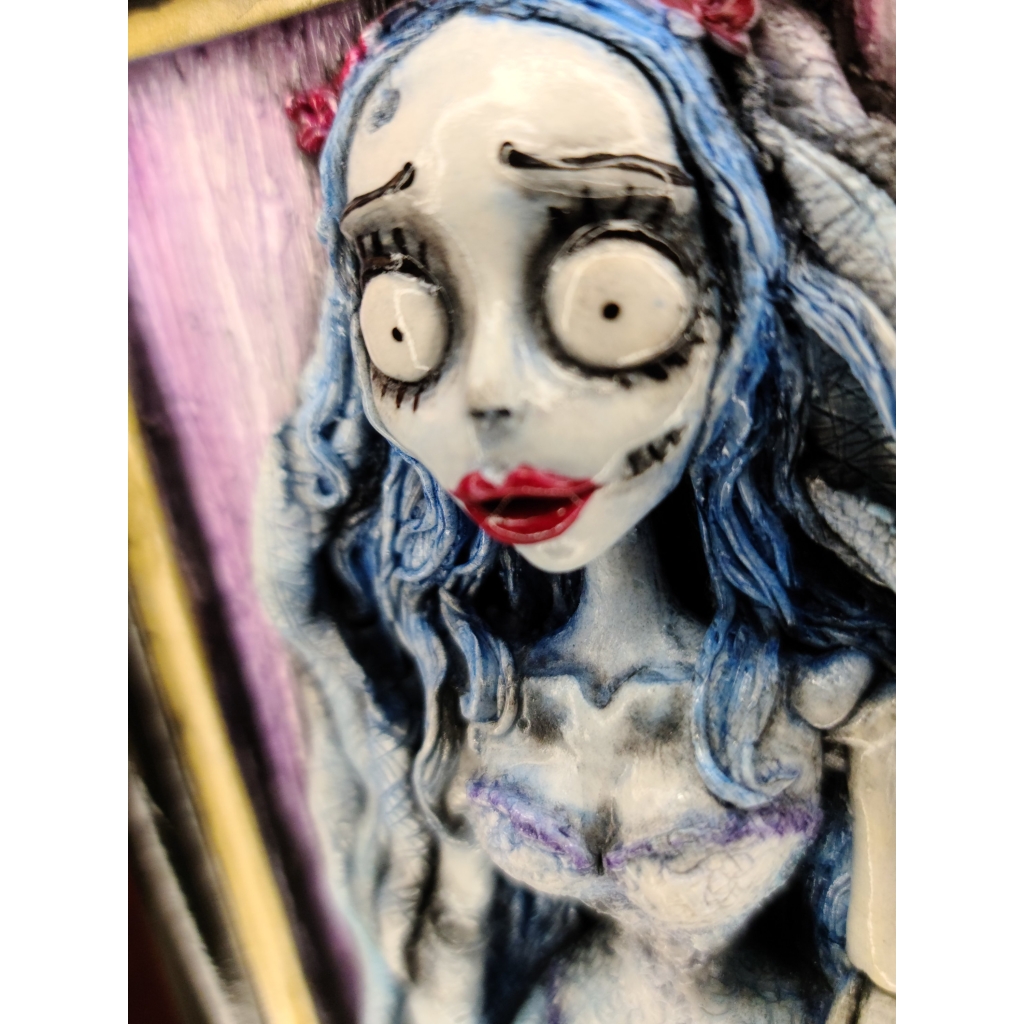 Emily la Sposa Cadavere Tim Burton Quadro tridimensionale