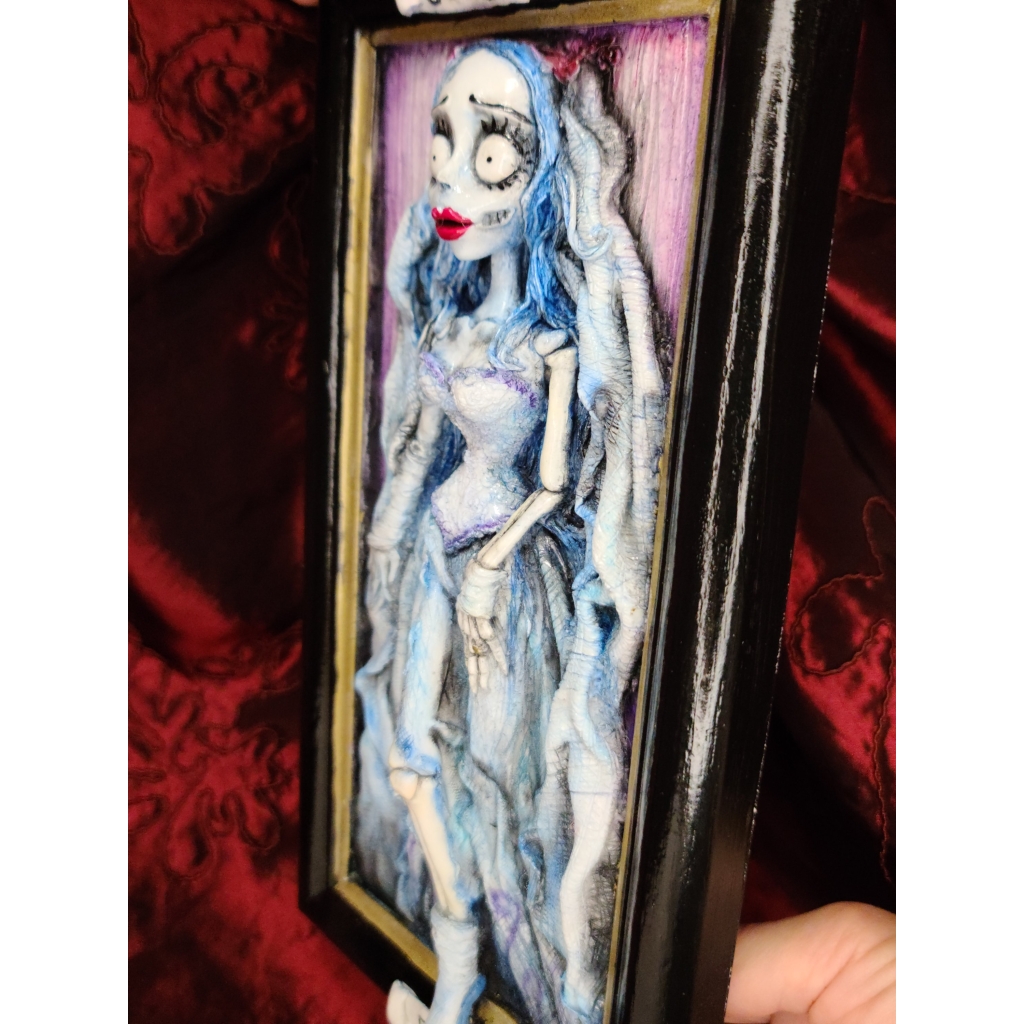 Emily la Sposa Cadavere Tim Burton Quadro tridimensionale
