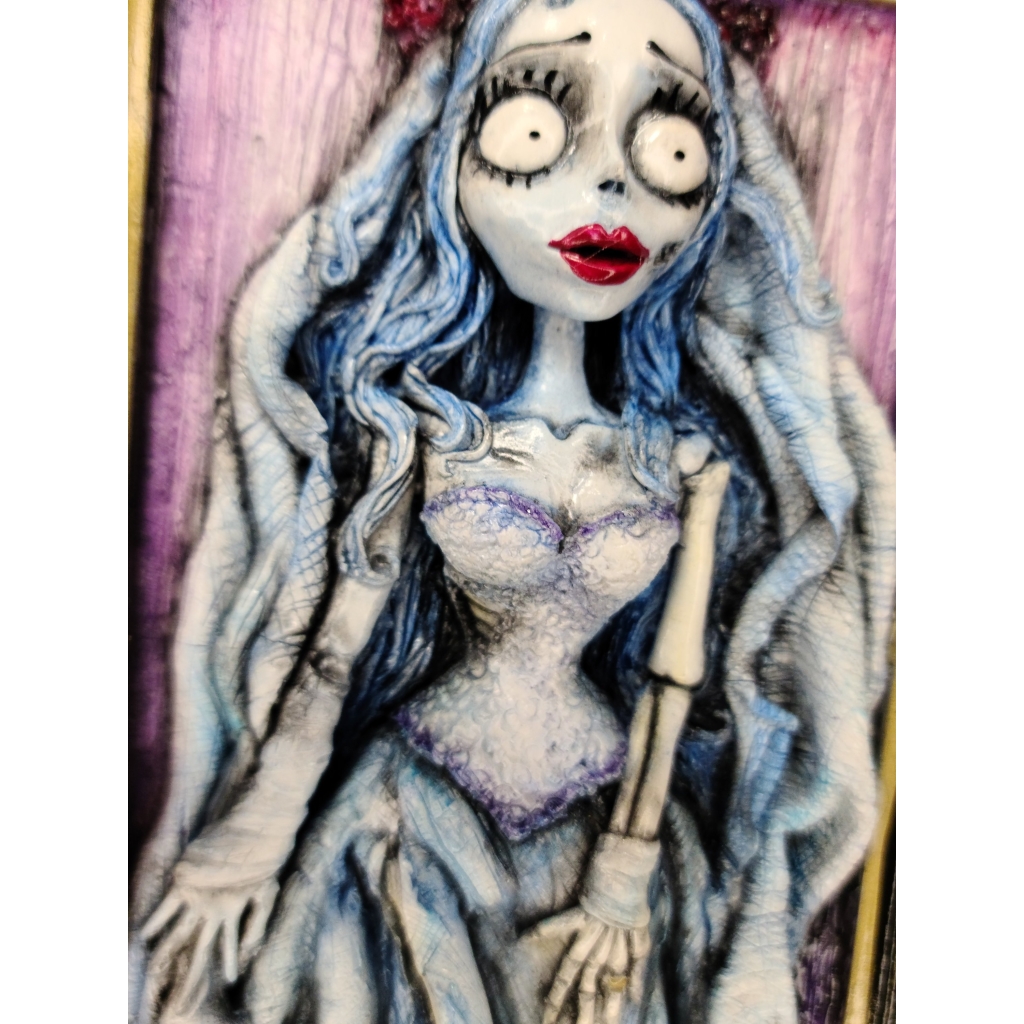 Emily la Sposa Cadavere Tim Burton Quadro tridimensionale