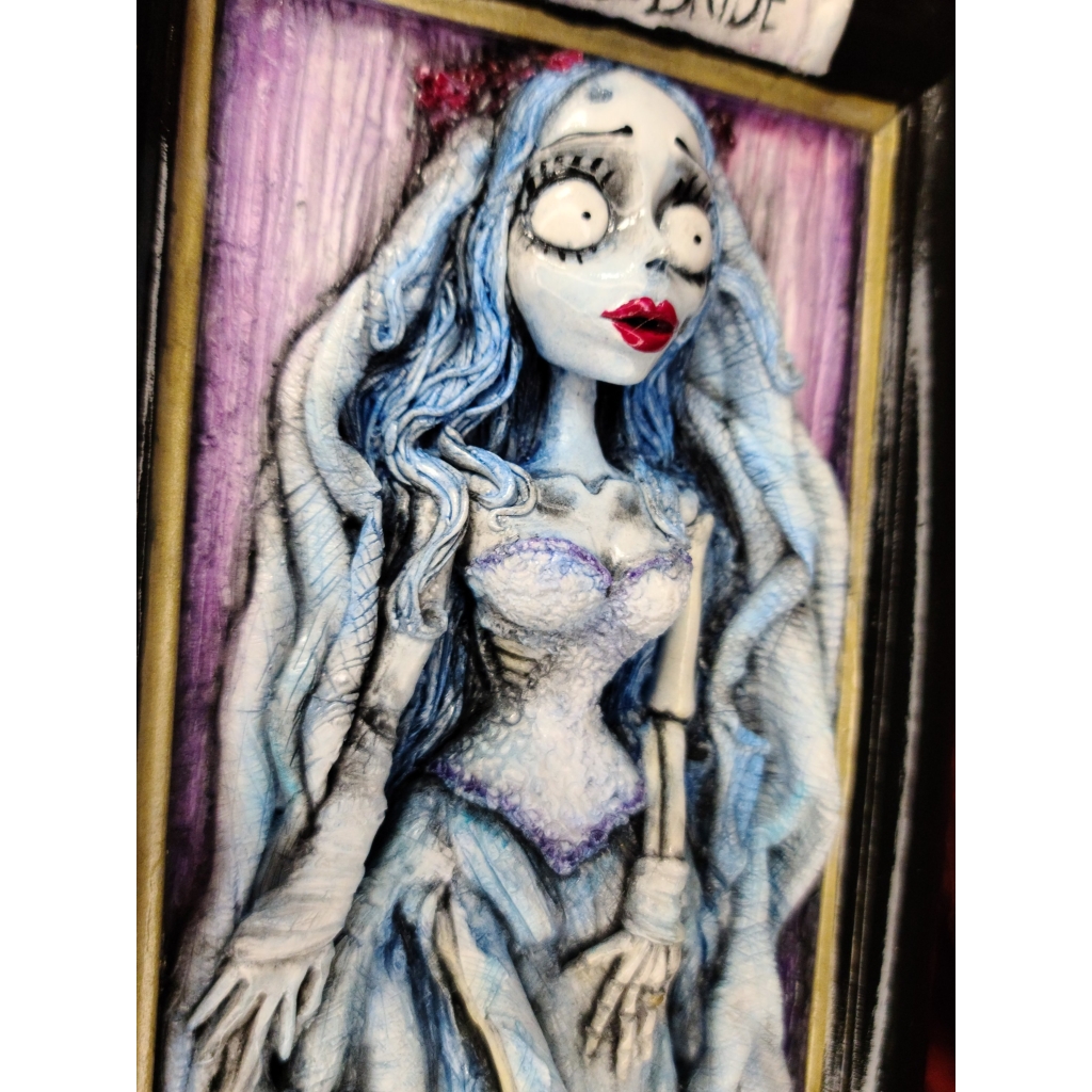 Emily la Sposa Cadavere Tim Burton Quadro tridimensionale