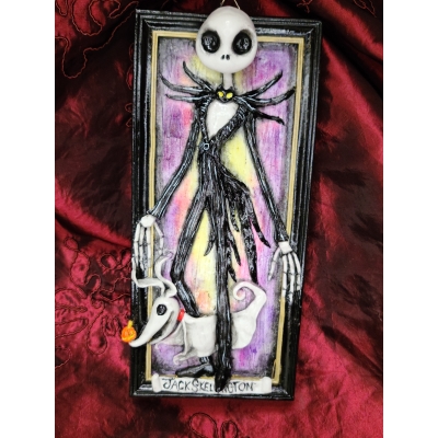 Quadro di Jack Skellington (Nightmare before Christmas) tridimensionale
