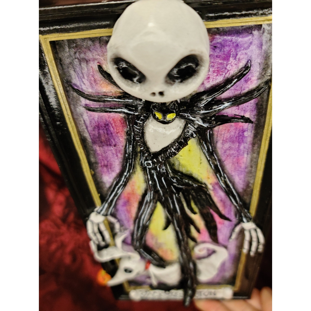 Quadro di Jack Skellington (Nightmare before Christmas) tridimensionale