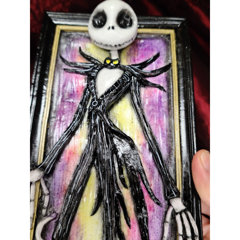 Quadro di Jack Skellington (Nightmare before Christmas) tridimensionale