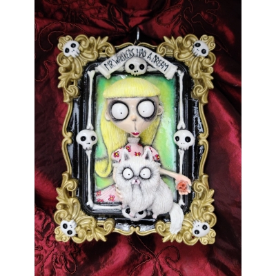 Mr. Whisker had a dream Quadro tridimensionale