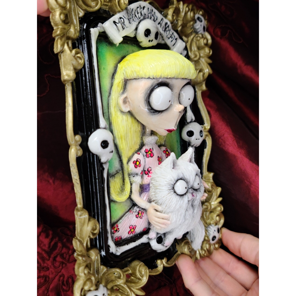 Mr. Whisker had a dream Quadro tridimensionale