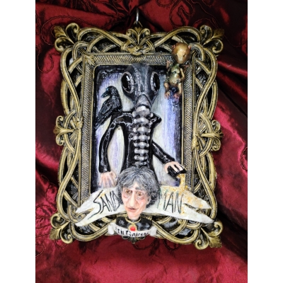 Nei Gaiman con Sandman Quadro tridimensionale