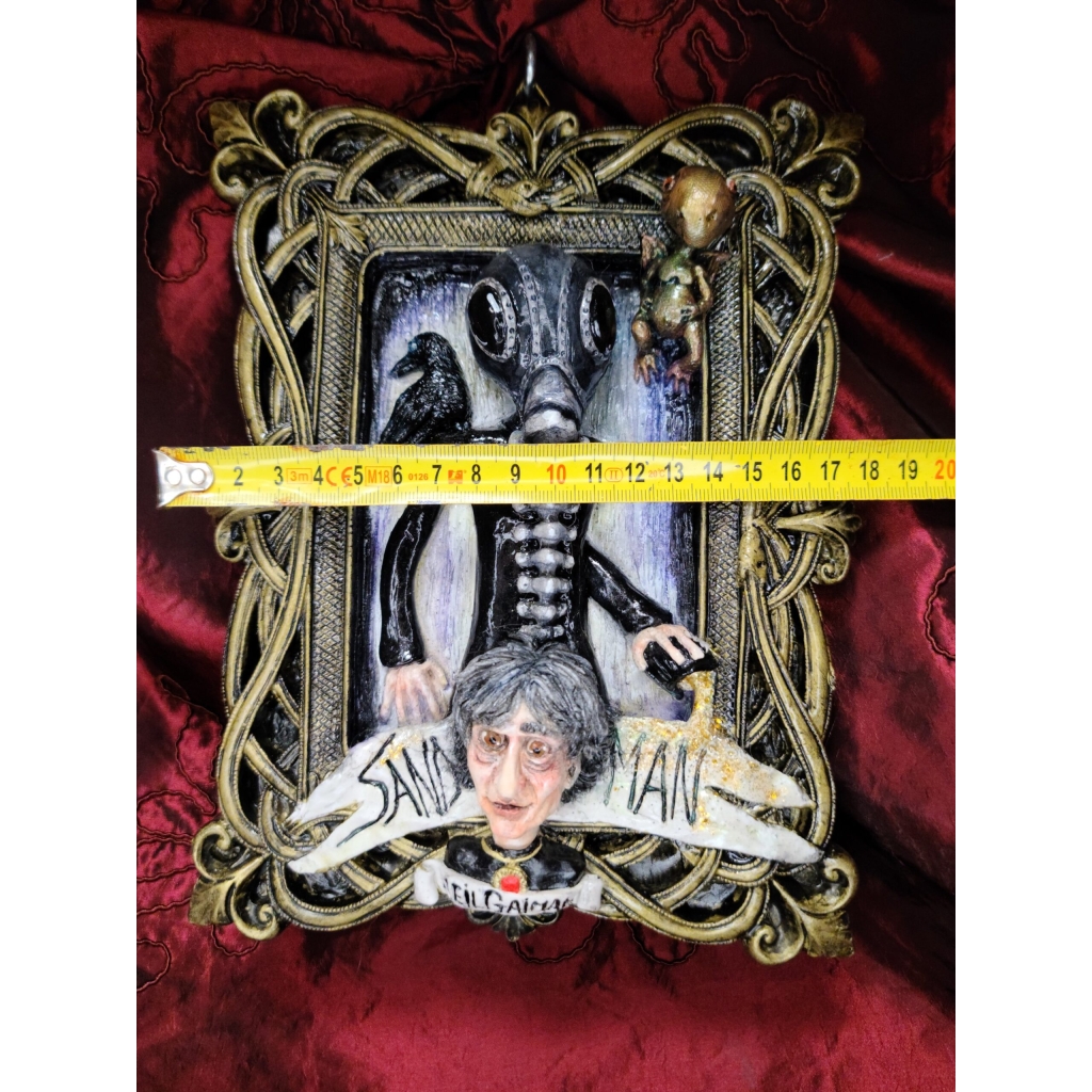 Nei Gaiman con Sandman Quadro tridimensionale