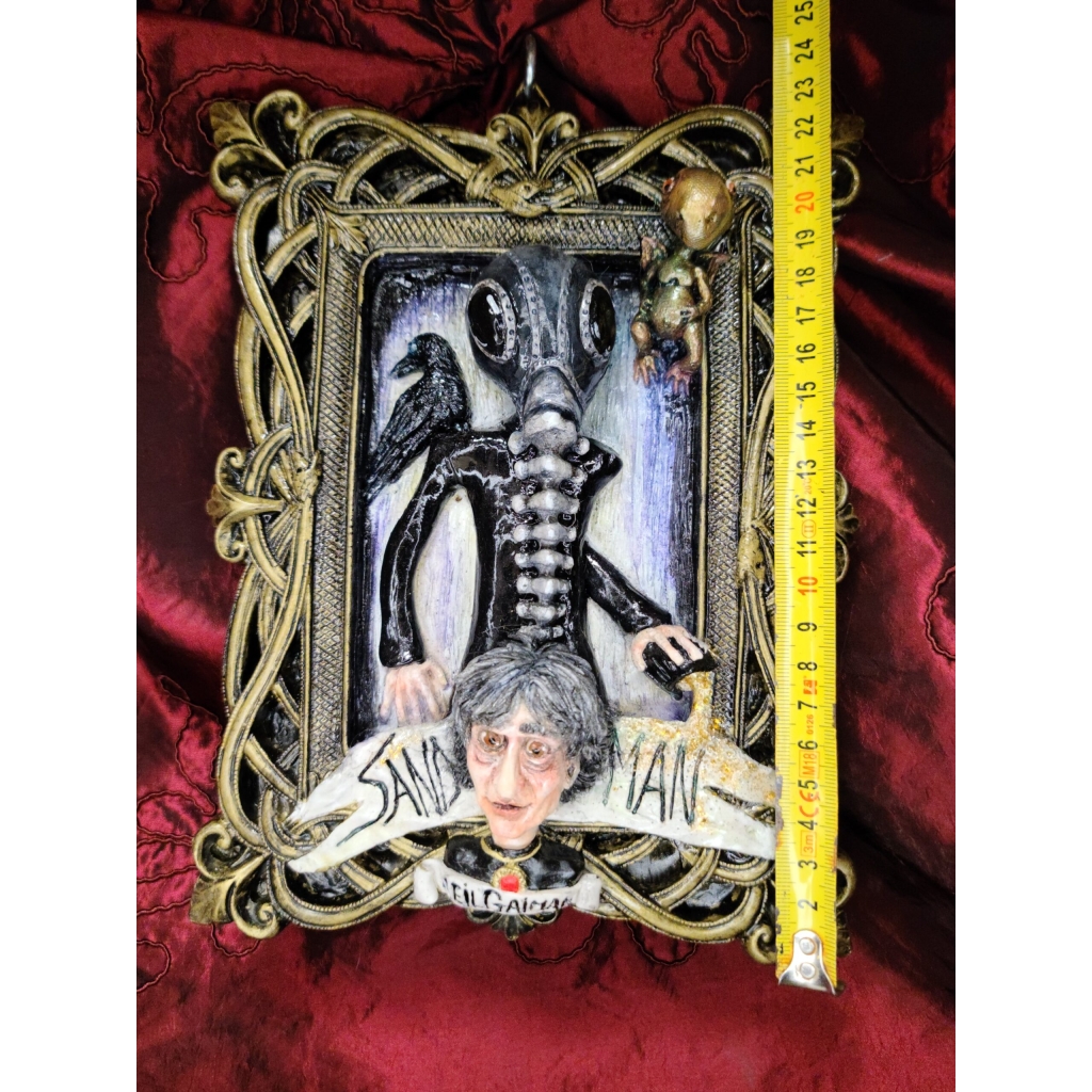 Nei Gaiman con Sandman Quadro tridimensionale