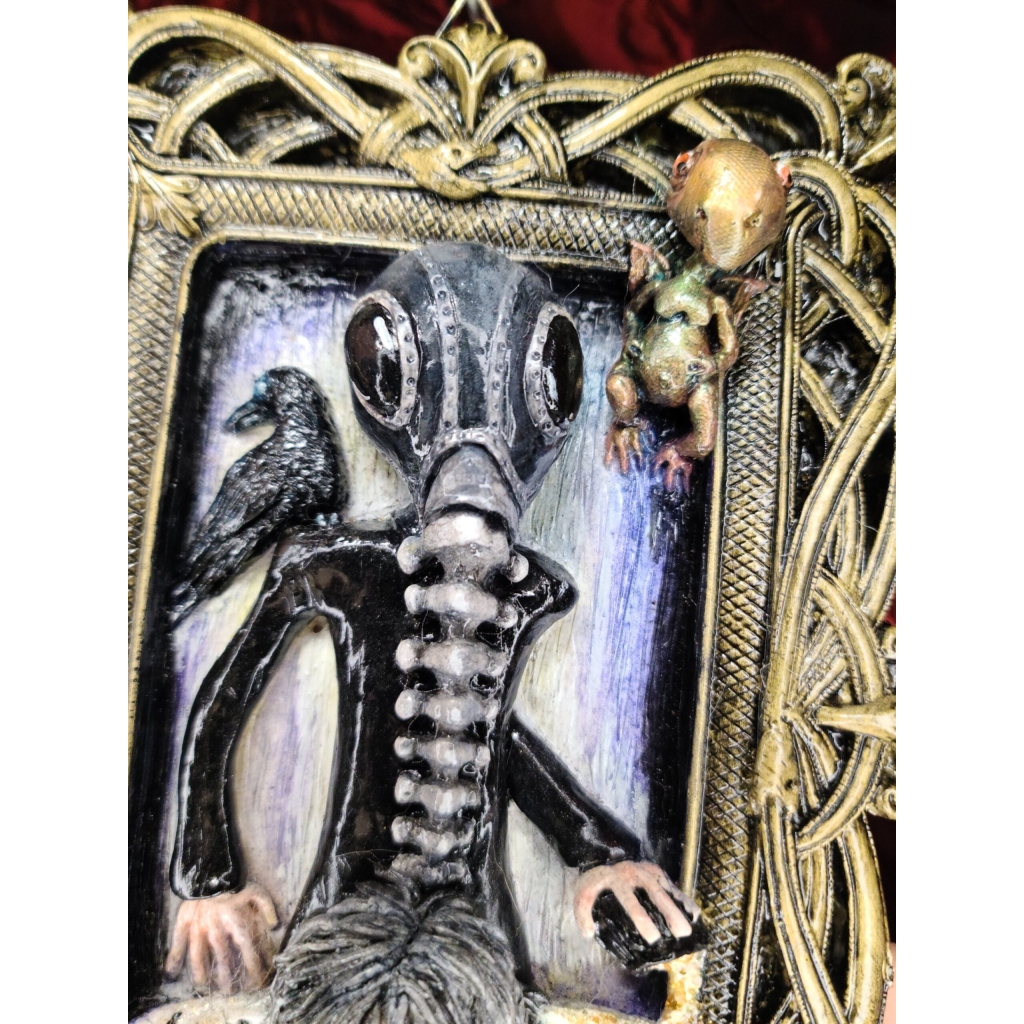Nei Gaiman con Sandman Quadro tridimensionale