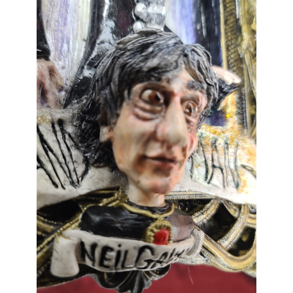 Nei Gaiman con Sandman Quadro tridimensionale