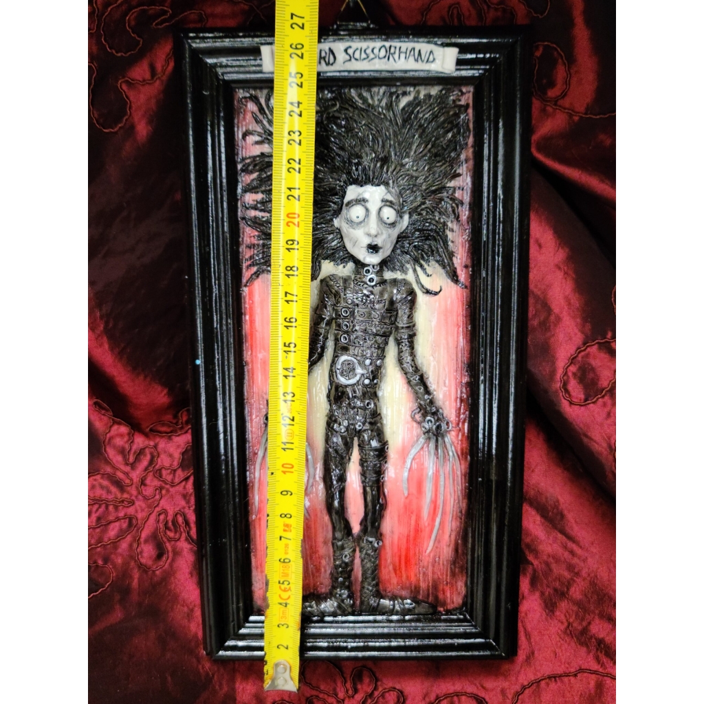 Edward Scissorhand (Edward Mani di Forbice) quadro tridimensionale