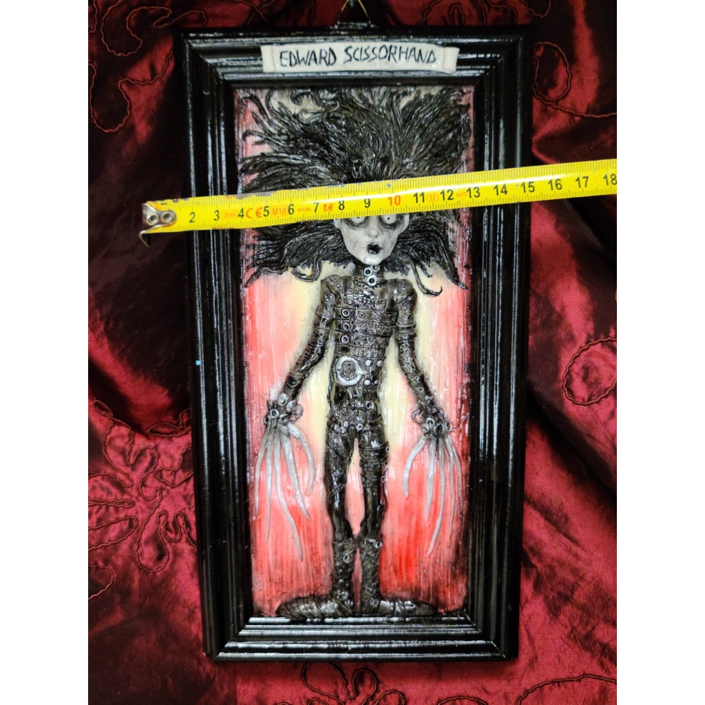 Edward Scissorhand (Edward Mani di Forbice) quadro tridimensionale