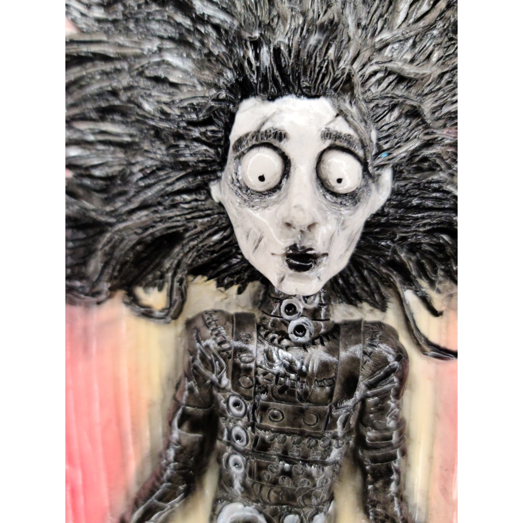 Edward Scissorhand (Edward Mani di Forbice) quadro tridimensionale