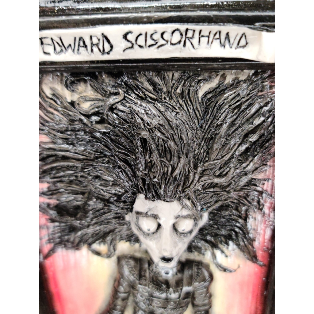 Edward Scissorhand (Edward Mani di Forbice) quadro tridimensionale