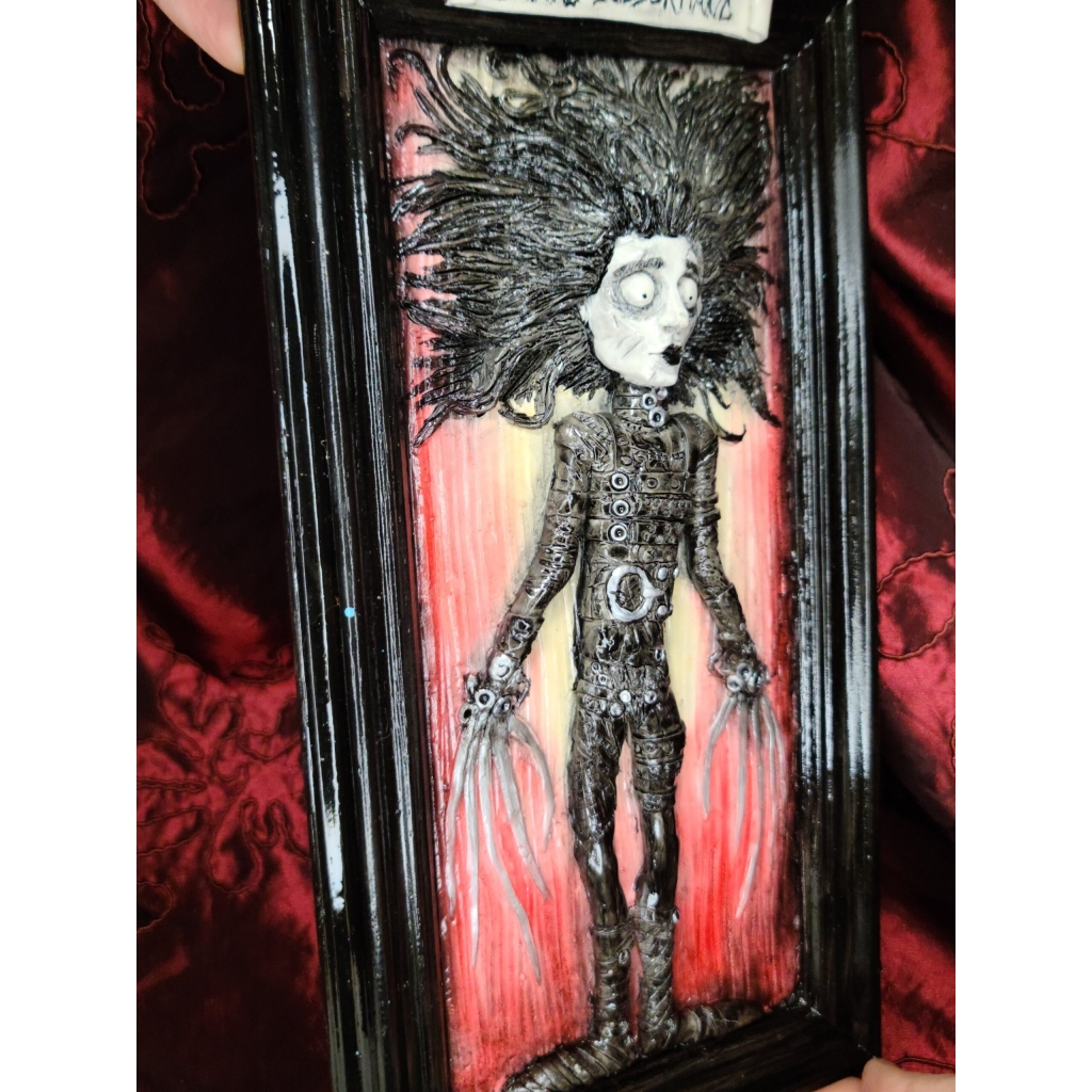Edward Scissorhand (Edward Mani di Forbice) quadro tridimensionale