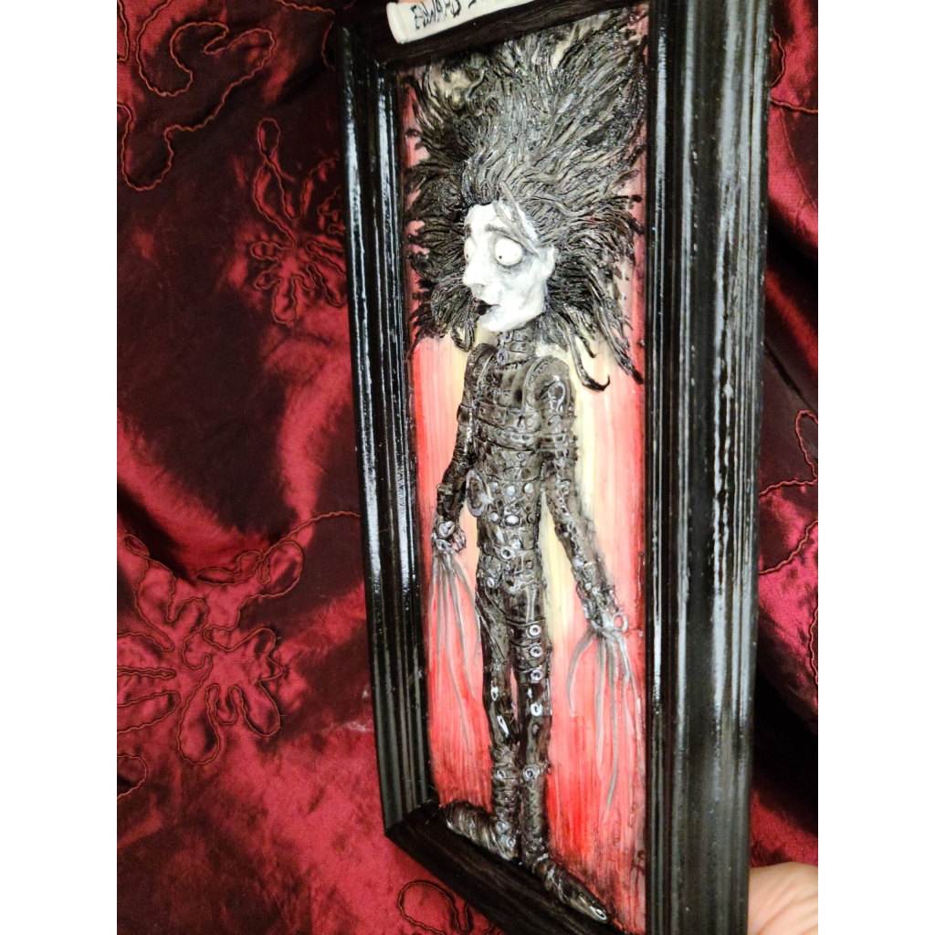 Edward Scissorhand (Edward Mani di Forbice) quadro tridimensionale