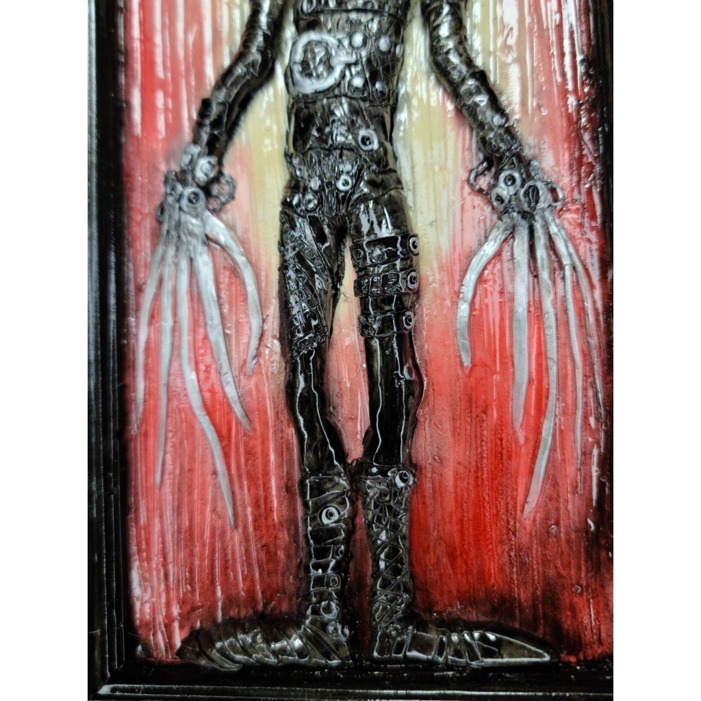 Edward Scissorhand (Edward Mani di Forbice) quadro tridimensionale