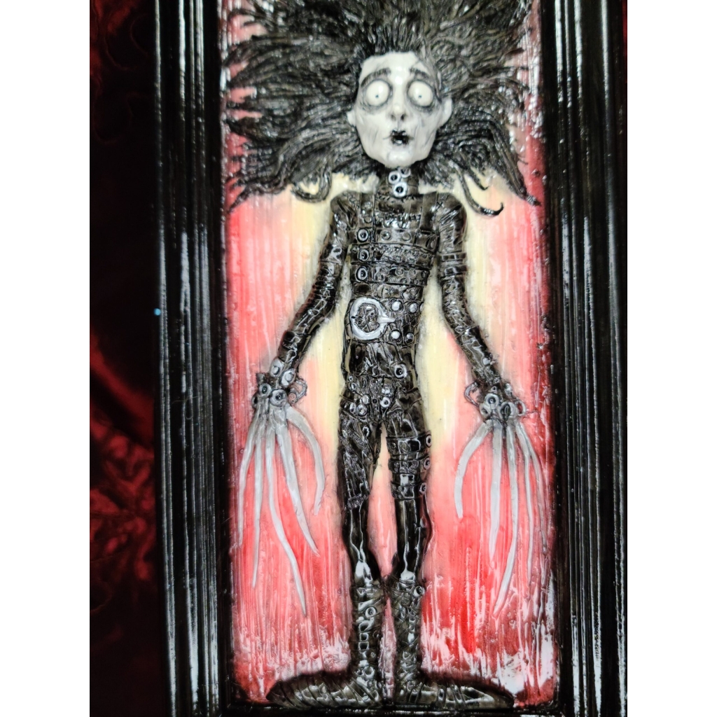 Edward Scissorhand (Edward Mani di Forbice) quadro tridimensionale