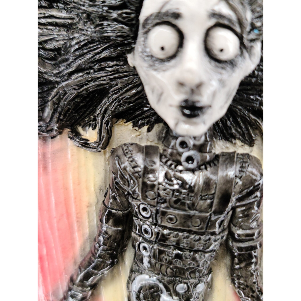 Edward Scissorhand (Edward Mani di Forbice) quadro tridimensionale