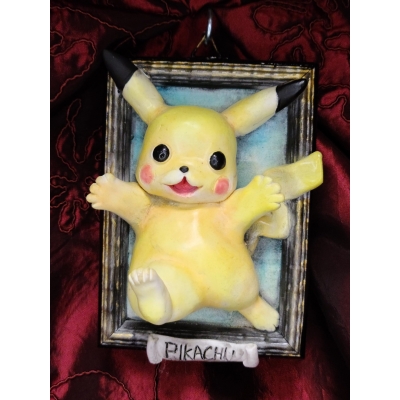 Pikachu quadro tridimensionale