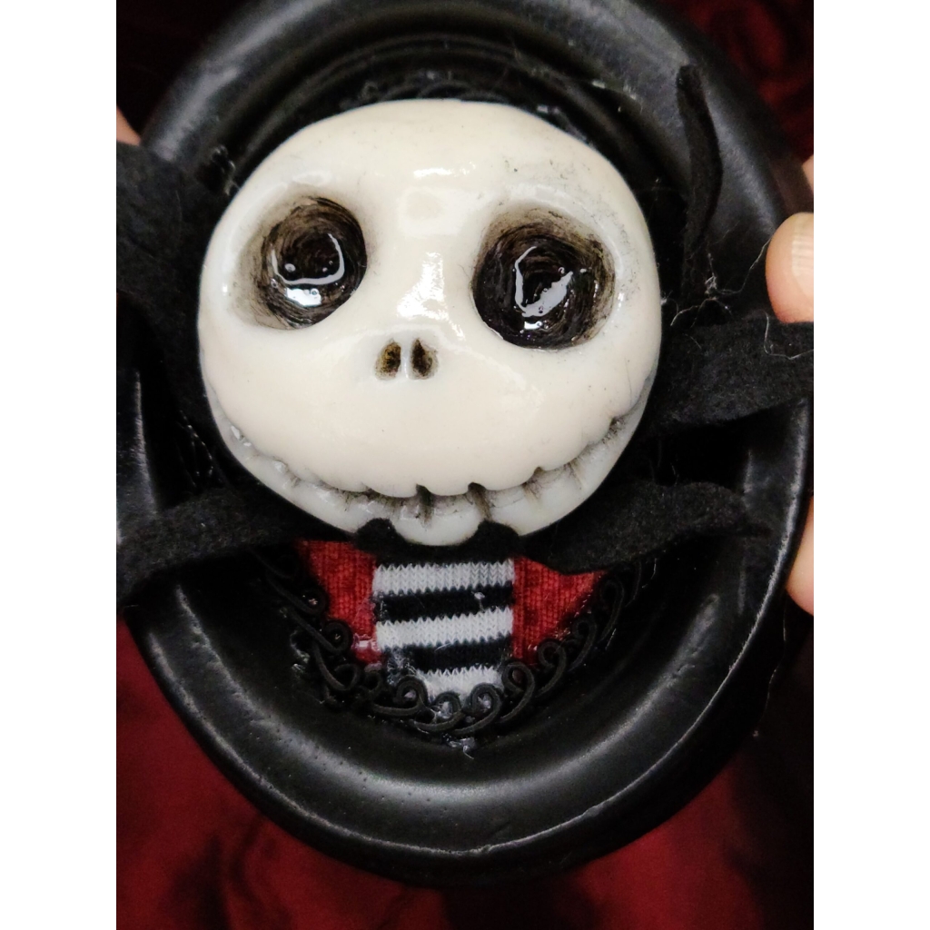 Jack Skellington quadro piccolo (4 modelli diversi testa e sfondo in diverse stoffe colorate)