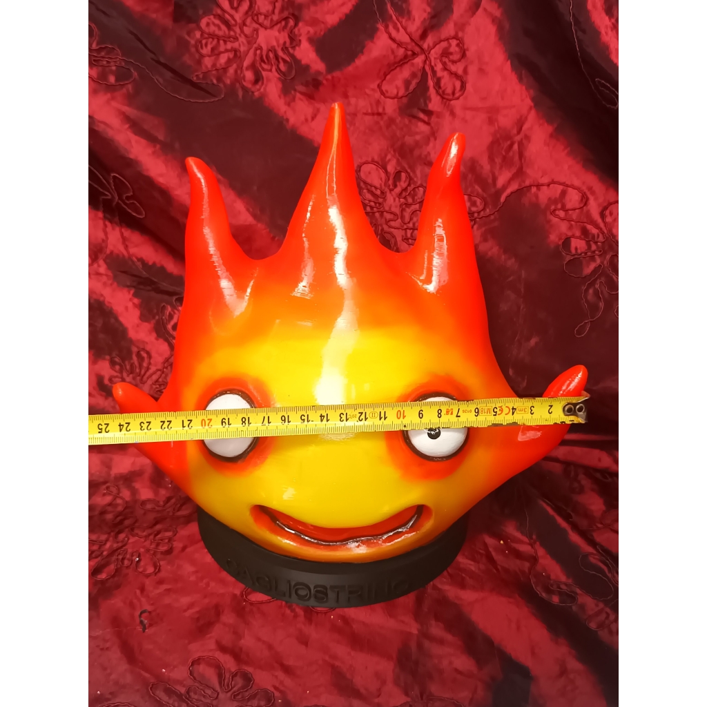 Calcifer grande Lampada a LED con telecomando e ricarica USB